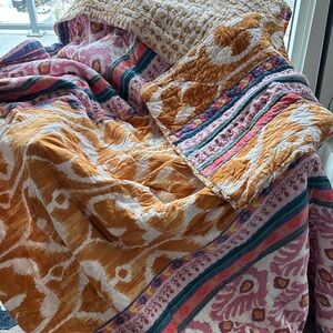 Multicolor Bohemian Quilt from Anthropologie